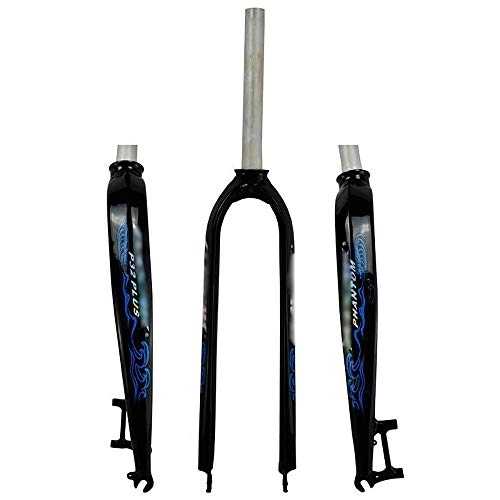 Mountain Bike Fork : FWC 26 / 27.5 / 29 Inch Bicycle Fork Mtb Forks, Oil-Cast Specially Shaped Hard Fork / Hydraulic Support Disc Brake / Open Gear 100 Mm / Head Tube 28.6Mm * 225 Mm