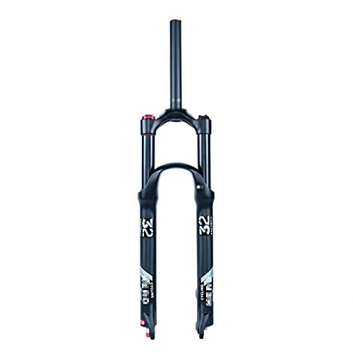Mountain Bike Fork : FWC 26 / 27.5 / 29 Inch Mountain Bike Fork, Adjustable Damping / Air Fork / 160Mm Disc Brake / 1-1 / 8 Straight Tube 28.6 * 220Mm / Stroke 100Mm / 120Mm * 32Mm Black Inner Tube