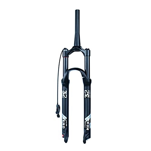 Mountain Bike Fork : FWC 26 / 27.5 / 29 Inch Mountain Bike Fork, Adjustable Damping / Air Fork / 160Mm Disc Brake / 1-1 / 8 Taper Tube 28.6 * 39.8 * 220Mm / Stroke 100Mm / 120Mm * 32Mm Black Inner Tube