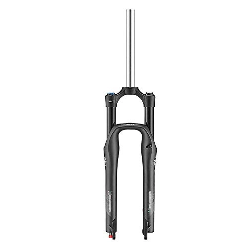 Mountain Bike Fork : FWC 26 / 27.5 / 29 Inch Universal Bicycle Fork, Mtb Forks Straight Tube / Back Tube / Air Pressure Lockable / Stroke 100Mm / 120Mm / Aluminum Alloy / Adjustable Damping