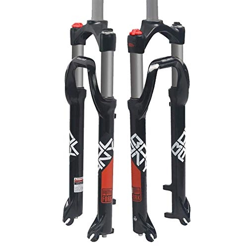 Mountain Bike Fork : FWC 26 Inch Bicycle Fork Mtb Forks, Hydraulic Front Fork / Suitable For 4.0 Fat Tires / Open Gear 135 Mm / Travel 100 Mm / Head Tube 28.6 Mm * 205 Mm / Fork Leg 38 Mm
