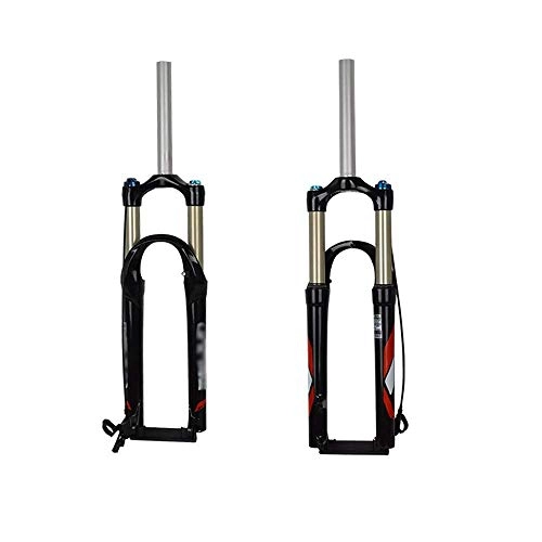 Mountain Bike Fork : FWC 26 Inch Bicycle Fork Mtb Forks, Remote Control Air Forks / Open Gear 100Mm / Disc Brake On Seat / Head Tube 28.6Mm * 210Mm / Stroke 100Mm / Stroke Tube 135Mm * 32Mm
