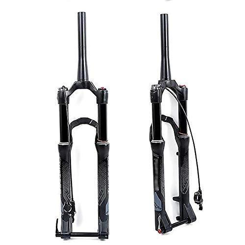 Mountain Bike Fork : FWC 27.5 / 29 Inch Bicycle Fork Mtb Forks, Wire Operated Air Forks / Pure Disc Brake / Open Gear 110 Mm / Stroke 100 Mm / Spinal Canal 39.8 Mm * 28.6 Mm * 210 Mm / Shaft 15 Mm