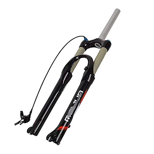 Mountain Bike Fork : FWC Bicycle Fork Mountain Bike Fork Bicycle Suspension Fork Mountain Bike Gas Fork 26 Inch Bicycle Front Fork Wire Controlled Air Shock Dampers Front Fork