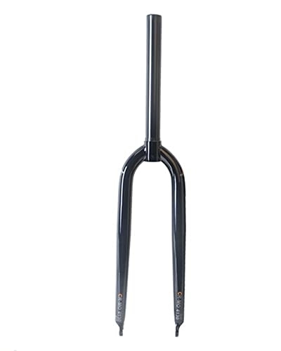 Mountain Bike Fork : GADEED Windspeed CM-3 Cr-Mo stees Front fork 28.6mm DISC and DISC+V 26inch MTB Rigid Fork Mountain bikes parts (Color : Disc shiny black)