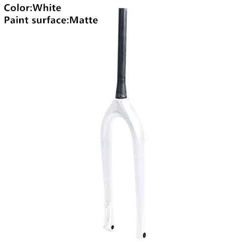 Mountain Bike Fork : Generies 29er Carbon MTB Boost Fork Tapered 1-1 / 8" to 1-1 / 2" Disc Brake 110mm x 15mm Thru Axle Forks 29inch UD glossy / matte mountain bike 1 white matte