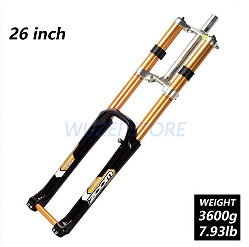 Mountain Bike Fork : Generies 680dh 26in Downhill Mountain Bike Fork Alloy 27.5 / 29in Travel 180mm Suspension Damping Mtb Bicycle Fork 20mm Through Axle 1 26 inch