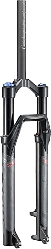 Mountain Bike Fork : GUOFENG Fork Air Pressure Shock Absorber Fork Air For Mountain Bike Offroad Downhill Cycling Mountain Bicycle Suspension Forks (Color : Black, Size : 26inch)