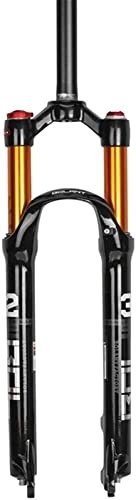 Mountain Bike Fork : GUOFENG Fork Air Pressure Shock Absorber Fork Suspension Bicycle Air Fork Front Forks Fit Xc / Am / Fr Cycling Mountain Bicycle (Color : Straight, Size : 27.5 inch)