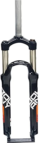 Mountain Bike Fork : GYTH Bicycle Front Forks Downhill Fork 26 / 27.5 / 29 Inch MTB Ultralight Mountain Bike Suspension Fork Air Shock Bicycle Accessories (Color : Black4, Size : 27.5'')
