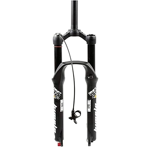 Mountain Bike Fork : GYWLY 26 / 27.5 / 29 Mountain Bike Forks Bicycle Air Suspension Fork Travel 120mm 1-1 / 8" Hand / Remote Lockout QR 1880g (Color : RL, Size : 26in)