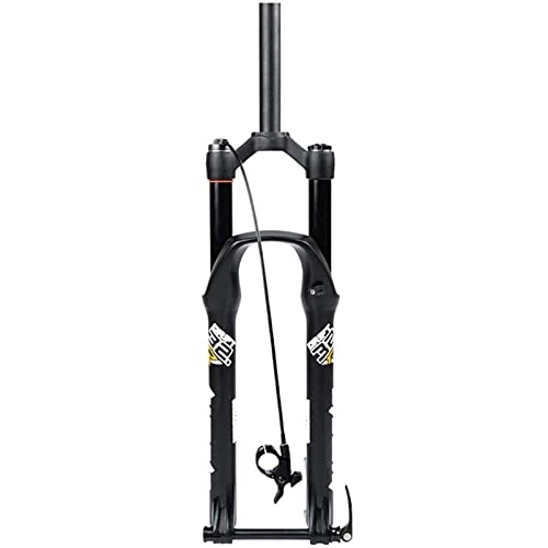 Mountain Bike Fork : GYWLY AM / MTB Air Suspension Fork 26 / 27.5 / 29in With Rebound Adjus Bike Front Forks Thru Axle 15mm100mm Travel 130mm 1-1 / 8" Manual / Crown Lockout (Color : 27.5inch, Size : RL)