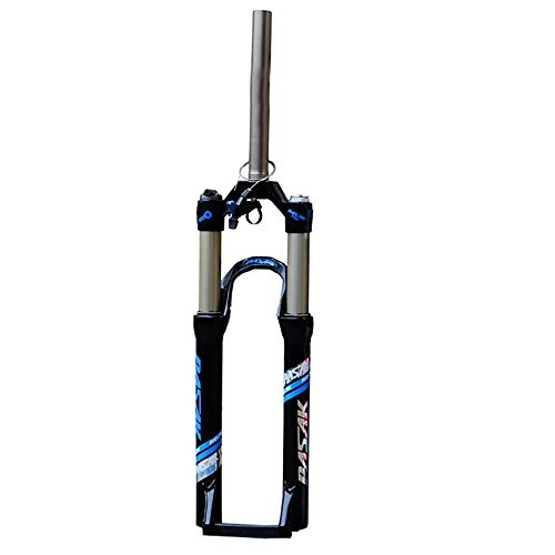 Mountain Bike Fork : HannNar Mountain Bike Suspension Fork Straight Air Plug bounce adjustment 26inches P32, black-b