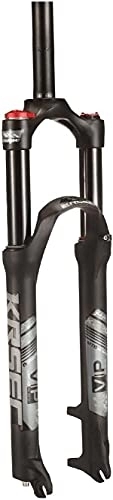 Mountain Bike Fork : HAO KEAI MTB Bicycle Suspension Fork Bicycle Suspension Fork 26 27.5 29 In Mountain Bike Front Fork Double Air Chamber Shoulder Control Disc Brake 1-1 / 8" (Color : Black, Size : 27.5inch)