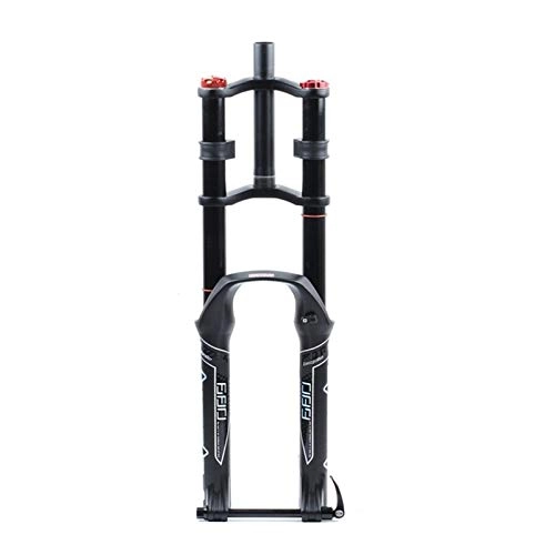 Mountain Bike Fork : HaushaltKuche Bicycle fork Bicycle Fork 26 / 27.5 / 29er Double Shoulder Air Resilient Oil Damping For Disc Brake Suspension Fork Bicycle Accessory (Color : 27.5 AIR AXLE)