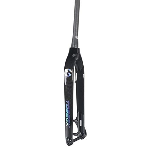 Mountain Bike Fork : HaushaltKuche Bicycle fork Carbon Fork 29er Carbon Fork Mtb Bicycle Lon Fork Through Axis 15mm Mountain Bike 29 Motorcycle Races Used Fork (Color : 3K gloss 29 ER)