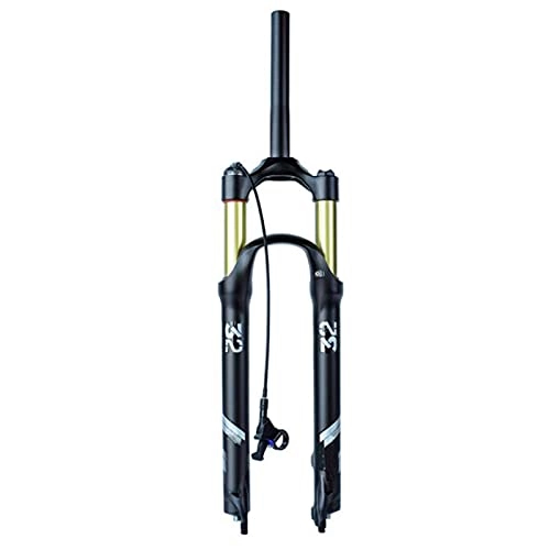 Mountain Bike Fork : HCJGZ 1-1 / 8"Mountain Bike Suspension Fork Suspension, 26 / 27.5 / 29In Bicycle Magnesium Alloy Suspension Forks Xc / Am / Fr Cycling Mount