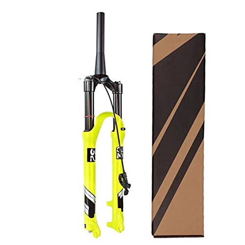Mountain Bike Fork : HCJGZ Forks Mountain Bicycle Suspension Forks, 26 / 27.5 / 29 Inch 140Mm Travel Air Ultralight Gas Shock Bicycle Front Fork 1-1 / 2"Suspension Fork