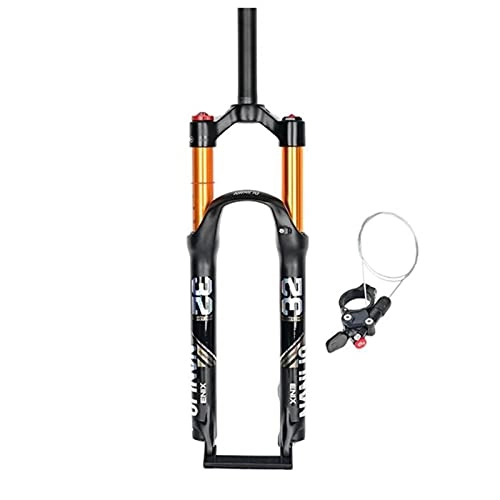 Mountain Bike Fork : HCJGZ Forks Mountain Bike Front Fork, Air Fork Suspension Shock Absorption Air Pressure Front Fork Bicycle Accessories Bicycle Front Fork Suspension Fork
