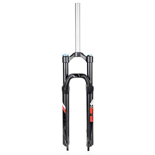 Mountain Bike Fork : HEJINXL Mountain Bike Forks, Air Suspension Fork Double Shoulder Control 26, 27.5 Inches Air Shock Absorber Bicycle Disc Brake Travel 100mm (Color : C, Size : 26 inches)