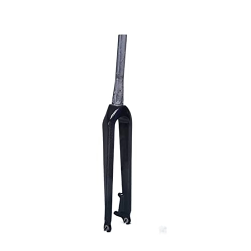 Mountain Bike Fork : HENGLE bicycle front fork Tapered Tube Bike MTB Fork Carbon Fiber Bicycle Front Forks Mountain Cycling Parts Steerer Tube Tapered 1-1 / 8"to1-1 / 2" outdoor leisure (Color : Glossy - 27.5er)