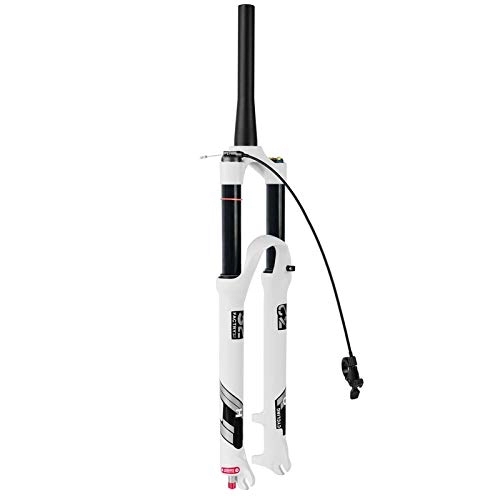 Mountain Bike Fork : HerfsT 26 / 27.5 / 29 Inch Mountain Bicycle Suspension Forks Magnesium Alloy 9mm QR MTB Bike Front Fork with Rebound Adjustment 140mm Travel
