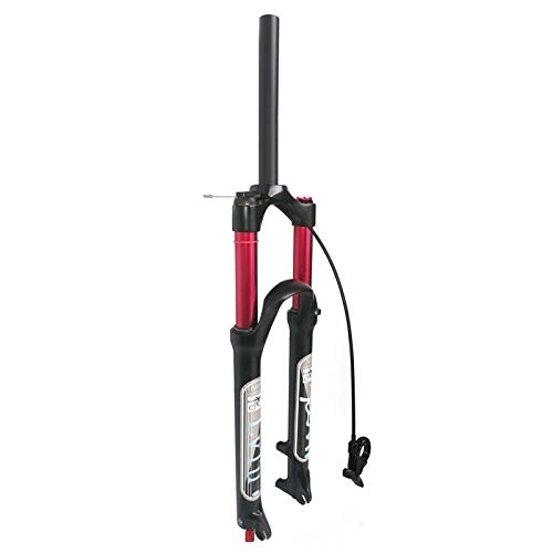 Mountain Bike Fork : HerfsT Bike MTB Air Front Fork 26 / 27.5 / 29 Inch, 1-1 / 8" 140L-QR-9x100mm Ultralight Magnesium Alloy Mountain Bicycle Suspension Forks