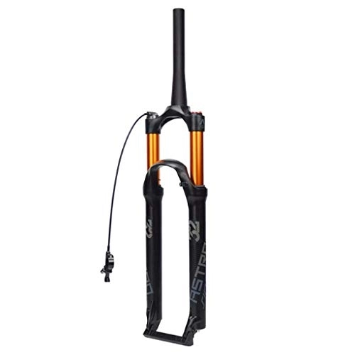Mountain Bike Fork : HerfsT MTB Bike Suspension Fork 26 / 27.5 / 29 Inch 1-1 / 8" Travel: 120mm Manual Lockout / Remote Lockout Black