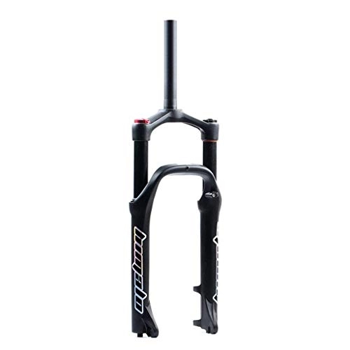 Mountain Bike Fork : HerfsT Suspension Fork Ultralight 20 Inch MTB Suspension Fork for 20 4.0" Bike Wheels, Snow / Beach / Mountain Bicycle Air Front Fork Bicycle Accessories