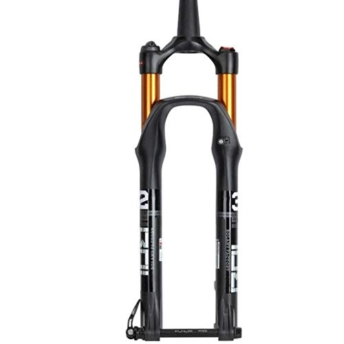 Mountain Bike Fork : HHH 26 / 27.5 / 29 Inch Suspension Fork 100 Mm Bicycle MTB Fork Carbon Steerer Tube Mountain Bike Fork for Bicycle (Size : 26) (Size : 29inch)