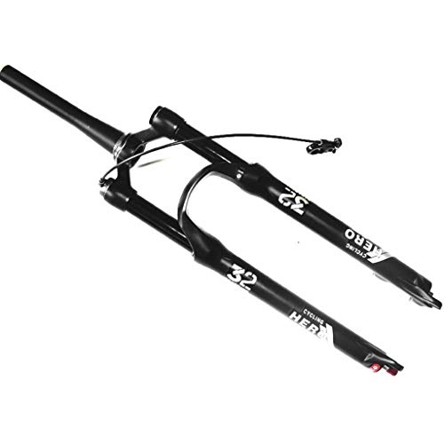 Mountain Bike Fork : HHH Mountain Bike Front Fork Air Hydraulic Front Fork Oil and Gas Fork Shock Absorber Air Fork Accessories with Compression Damping And Rebound Adjustment (Size : 26inch)