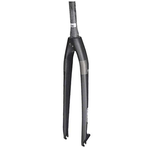 Mountain Bike Fork : HHH Suspension Bike Forks Bike Suspension Fork Mountain Bike Front Fork Cone Tube Mountain Bike Full Carbon Front Fork Carbon Fiber Material(26 / 27.5 / 29 Inches) (Color : Gray, Size : 26-inches)