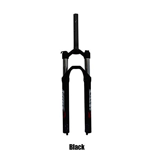 Mountain Bike Fork : HHHKKK Mountain Bicycle Suspension, 26 Inch 27.5 Inch Magnesium Alloy Suspension Mechanical Spring Lock Shock Absorber, Shock Travel: 100mm, Black, White