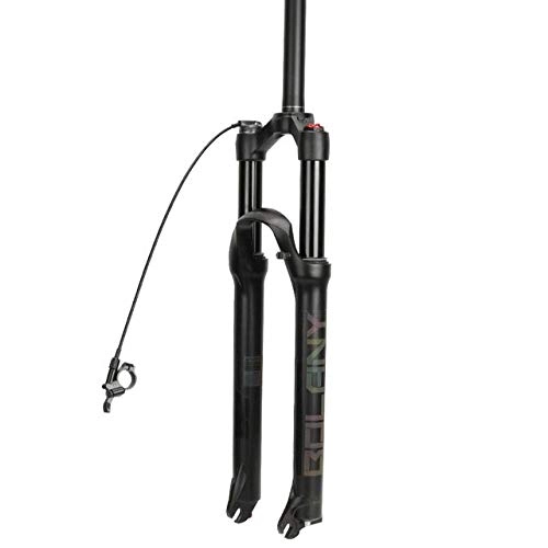 Mountain Bike Fork : HKD Bike Shock Fork Adjust Aluminum Alloy MTB Bicycle Air Suspension Fork Tapered Steerer and Straight Steerer Bicycle Accessories (Color : C, Size : 29 inch)