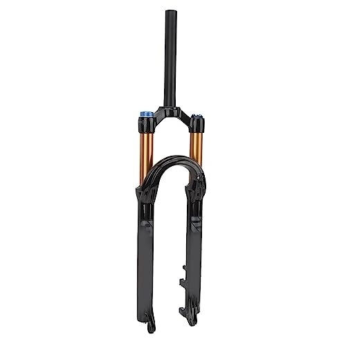 Mountain Bike Fork : Huairdum Bicycle Front Fork, Mountain Bike Front Fork Air Nozzle Valve for Riding