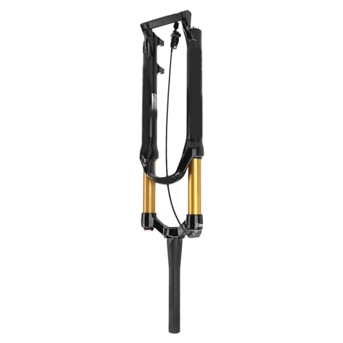 Mountain Bike Fork : Huairdum Mountain Bike Air Fork, Bicycle Front Fork, Tapered Tube 27.5 Inch for Bicycle Accessory