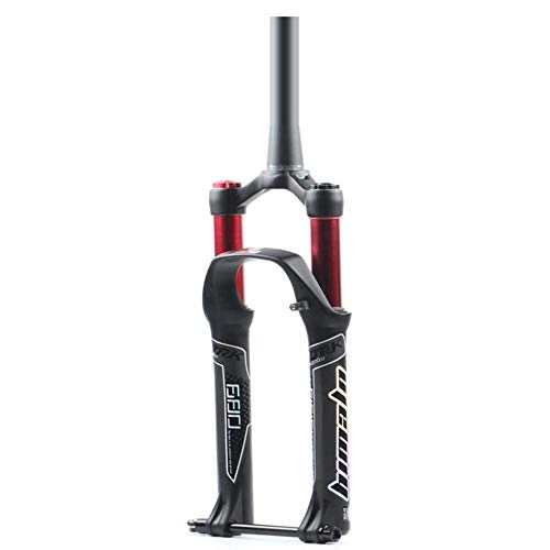 Mountain Bike Fork : HUANGB Bike Fork 26 27.5 29 Inch MTB Bicycle Air Suspension Barrel Axis Cone Tube Remote Control, B-26inch
