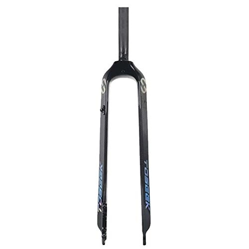 Mountain Bike Fork : HUANGB MTB Bicycle Fork, 28.6mm Carbon Fiber Cycling Suspension Forks 26" 27.5" 29" Front Fork 1-1 / 8" 550g, 26inch