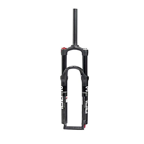 Mountain Bike Fork : HUANGB Suspension Front Fork Mountain Bike 26 / 27.5 / 29 Inch Double Air Chamber Bicycle Shoulder Independent Bridge, A-27.5Inch