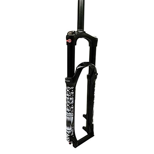 Mountain Bike Fork : HWL MTB Bike Suspension Fork 26 Inch, Aluminum Alloy 27.5Inch MTB Remote Lock Out Steerer 1-1 / 8" QR Disc Suspension Travel 100mm (Size : 26 inch)