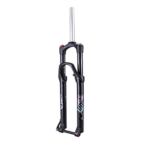 Mountain Bike Fork : HWL MTB Suspension Fork 27.5 Inch, Magnesium Alloy Straight Tube Cycling Damping Adjustment 29" 1-1 / 8" Unisex's Travel 120mm (Size : 27.5 inch)