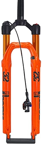 Mountain Bike Fork : HyiFkJ MTB Bike Suspension Fork 27.5 29 Inch, Magnesium Alloy 1-1 / 8 ” Straight Tube Remote Control Bike Front Forks Travel 120mm (Color : A, Size : 27.5inch) (Color : C, Size : 27.5inch)