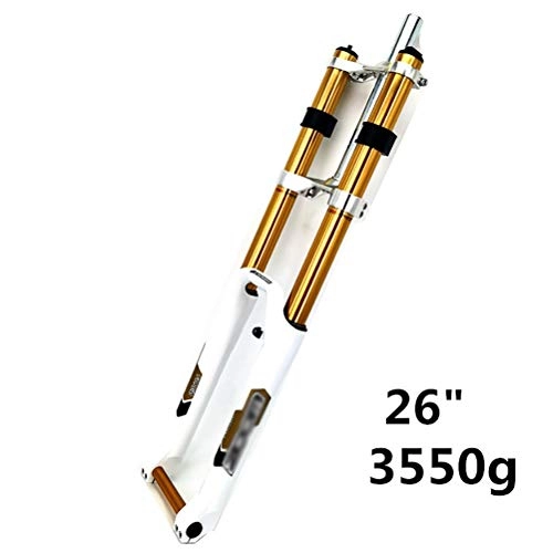 Mountain Bike Fork : Hyl Mountain Bicycle Suspension Fork MTB Suspension Air Fork 26 27.5 29 Inch Mountain Bike Front Suspension Fork Bicycle Shock Absorber Forks Rebound Adjust (Color : A)