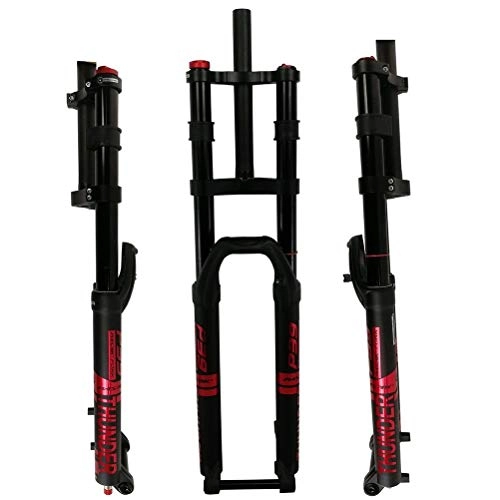 Mountain Bike Fork : Hyl Mountain Bicycle Suspension Fork MTB Suspension Air Fork 26 27.5 29 Inch Mountain Bike Front Suspension Fork Bicycle Shock Absorber Forks Rebound Adjust (Color : B, Size : 27.5Inch)