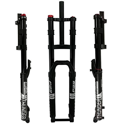 Mountain Bike Fork : Hyl Mountain Bicycle Suspension Fork MTB Suspension Air Fork 26 27.5 29 Inch Mountain Bike Front Suspension Fork Bicycle Shock Absorber Forks Rebound Adjust (Color : D, Size : 29Inch)