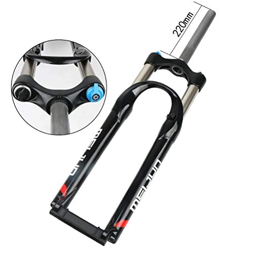 Mountain Bike Fork : Hyl Mountain Bicycle Suspension Fork MTB Suspension Air Fork 26 Inch Mountain Bike Front Suspension Fork Bicycle Shock Absorber Forks Rebound Adjust (Color : B, Size : 26Inch)