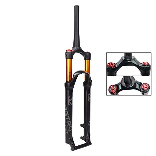 Mountain Bike Fork : Hyl Mountain Bicycle Suspension Fork MTB Suspension Air Fork 27.5 29 Inch Mountain Bike Front Suspension Fork Bicycle Shock Absorber Forks Rebound Adjust (Color : B, Size : 27.5 Inch)