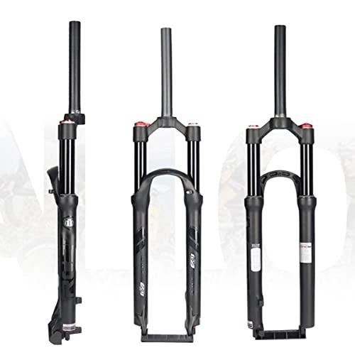 Mountain Bike Fork : HYQW Mountain Bike Front Fork, 26 / 27.5 Inch Air Suspension Front Fork with 100mm Travel, Double Air Fork Structure with Damping, Dual air damping-27.5