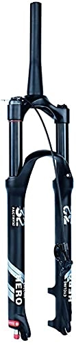 Mountain Bike Fork : hyywmgx Bicycle Fork 26 27.5 29 Inch Suspension Fork MTB Mountain Bike Front Fork with Damping Adjustment， 120mm Travel 9mmQR， Tapered Line