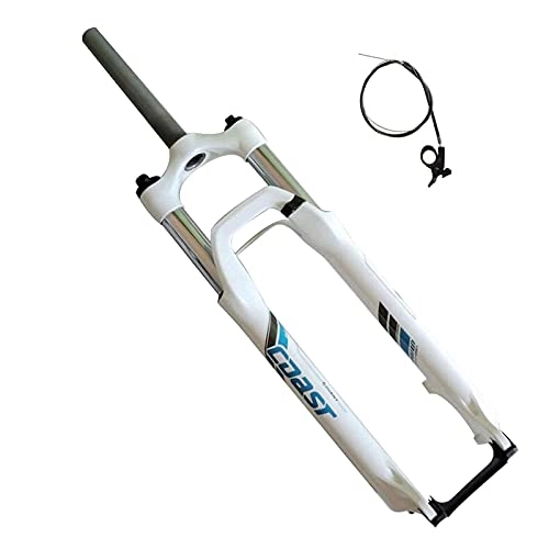 Mountain Bike Fork : HZYDD 27.5 Inch Straight Tube Suspension Fork Suspension, Disc Brake 1-1 / 8 Adjustable Damping MTB Front Forks Stroke 100mm